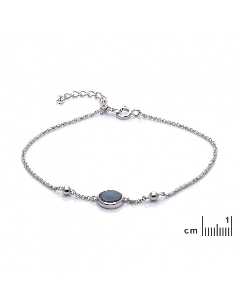 La Maison De L'ambre Bracelet Argent Opale