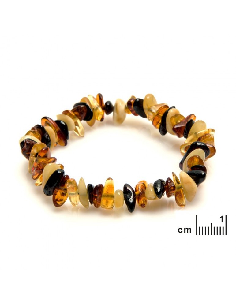 La Maison De L'ambre Bracelet Elastique Ambre