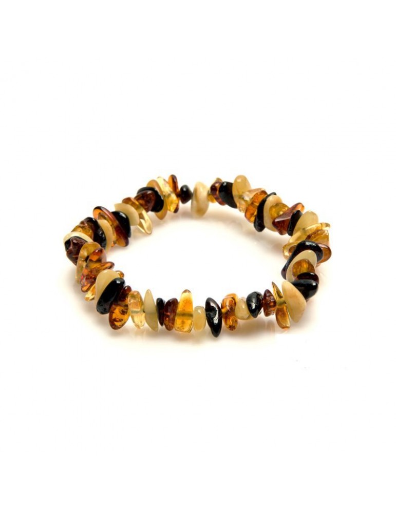la maison de l'ambre Bracelet elastique Ambre
