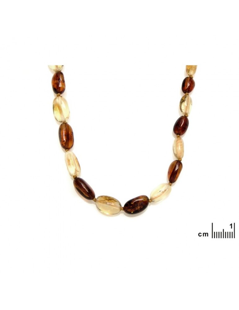 La Maison De L'ambre Collier Ambre Baltique 45cm