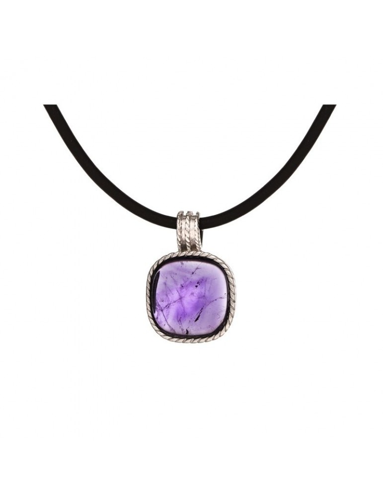 la maison de l'ambre Collier argent 925 Amethyste
