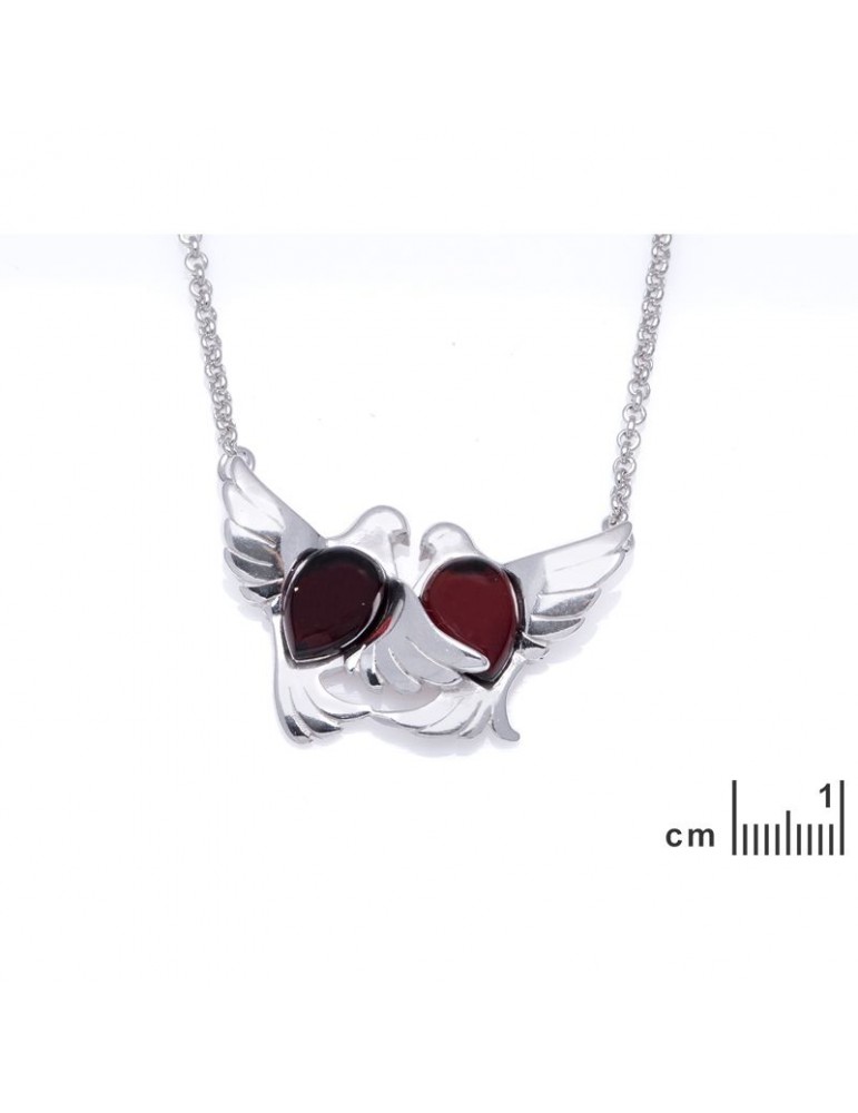 La Maison De L'ambre Collier Argent Ambre