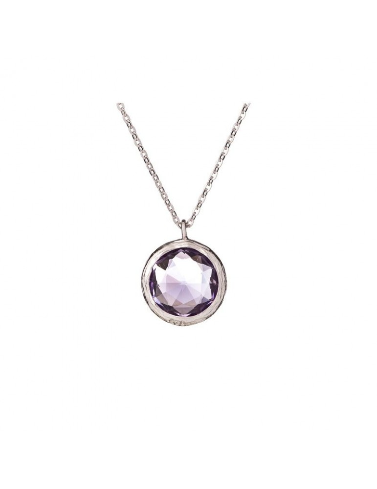 la maison de l'ambre COLLIER ARGENT AMETHYSTE