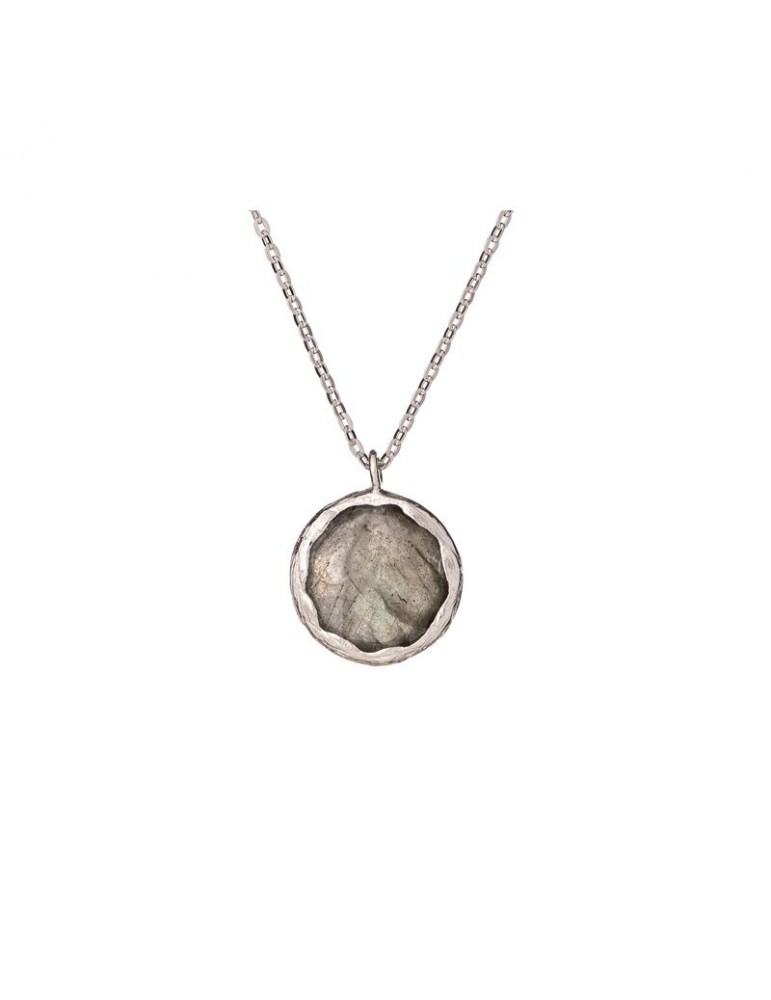 la maison de l'ambre COLLIER ARGENT LABRADORITE