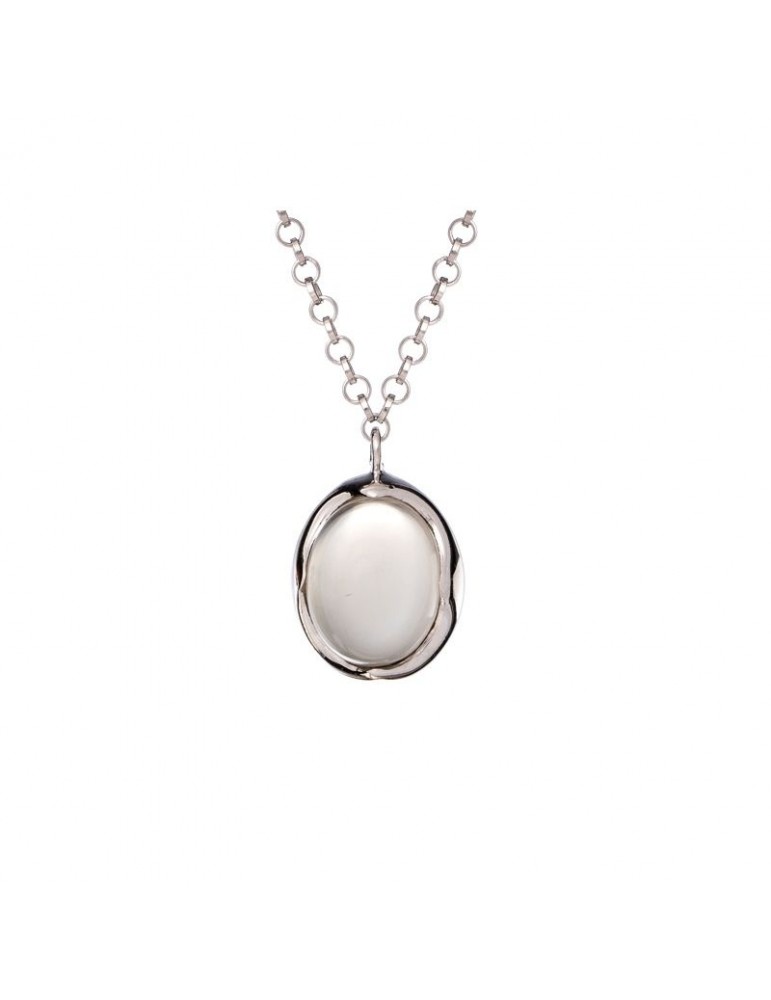 la maison de l'ambre Collier argent Pierre de lune