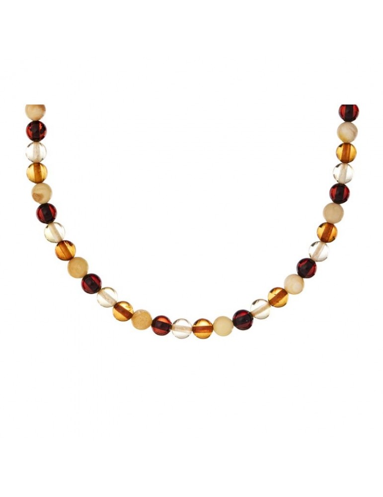 la maison de l'ambre Collier boulle Ambre 45cm