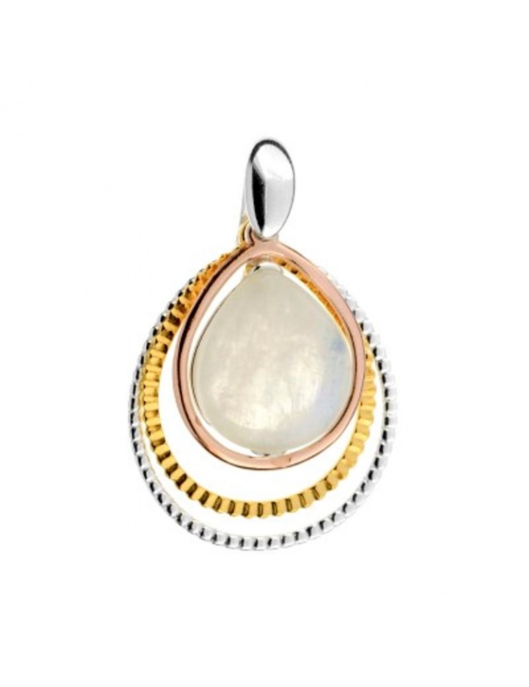 la maison de l'ambre Pendenti argent doré Quartz