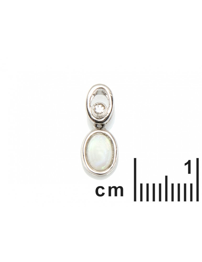 La Maison De L'ambre Pendentif Argent 925 Opale