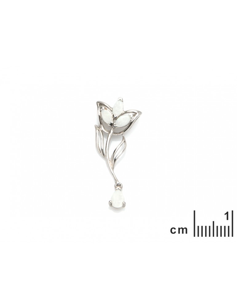 La Maison De L'ambre Pendentif Argent 925 Opale