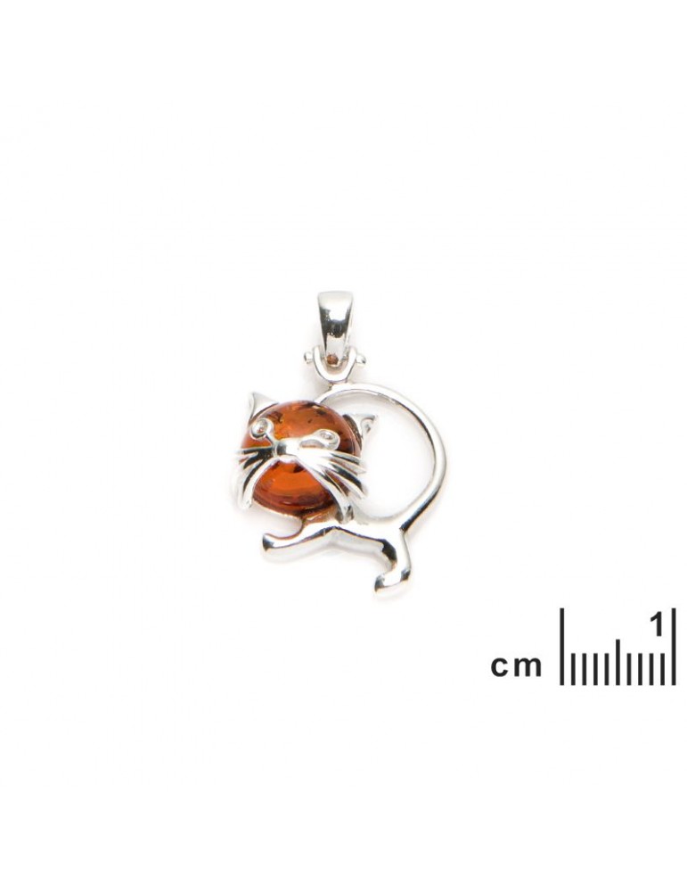 La Maison De L'ambre Pendentif Argent Ambre