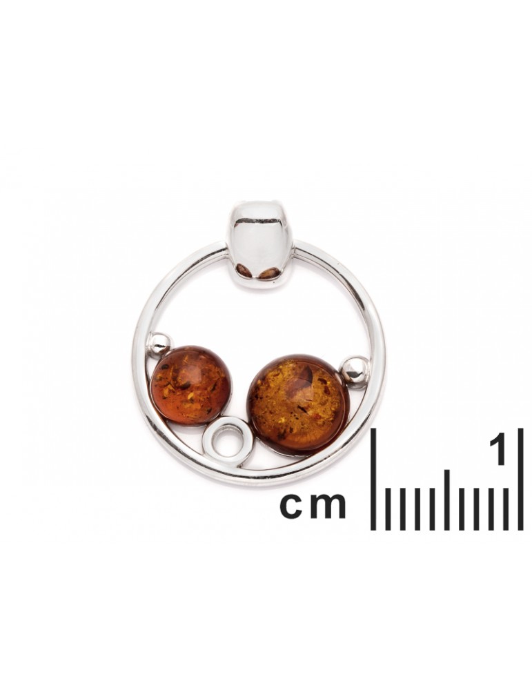 La Maison De L'ambre PENDENTIF ARGENT AMBRE