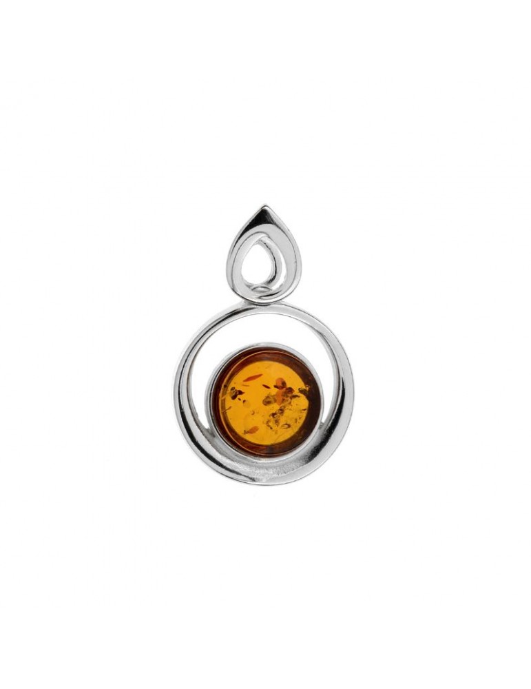 la maison de l'ambre Pendentif argent Ambre