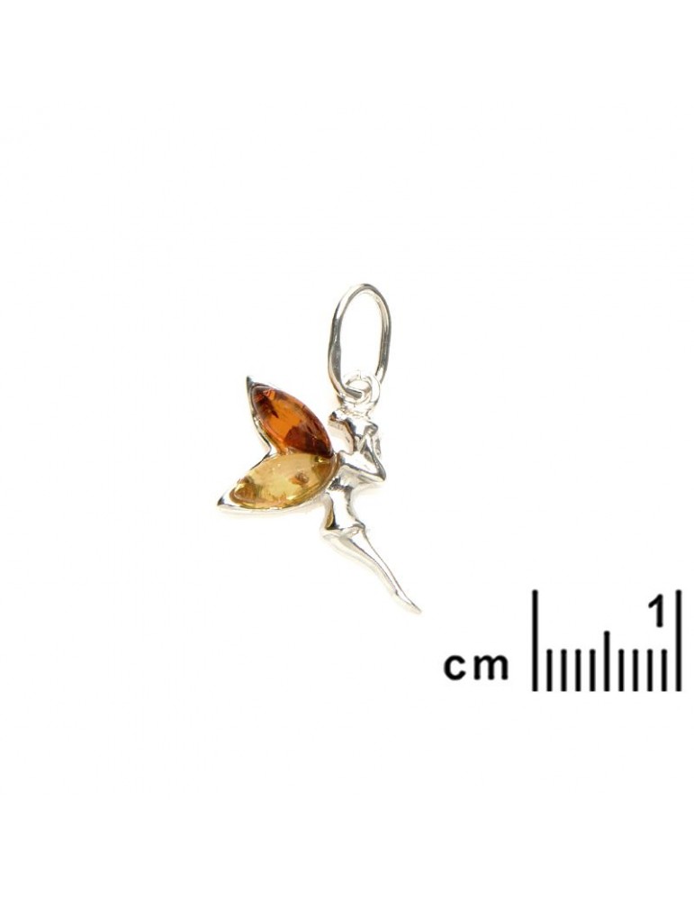 La Maison De L'ambre Pendentif Argent Ambre