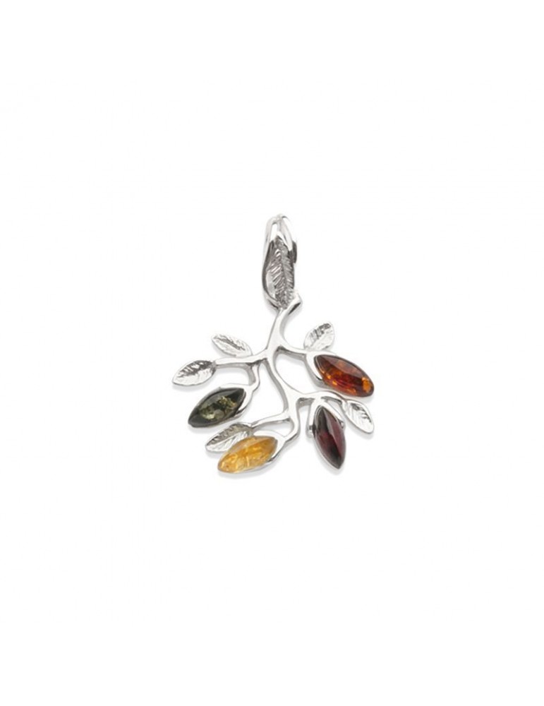 la maison de l'ambre Pendentif argent Ambre