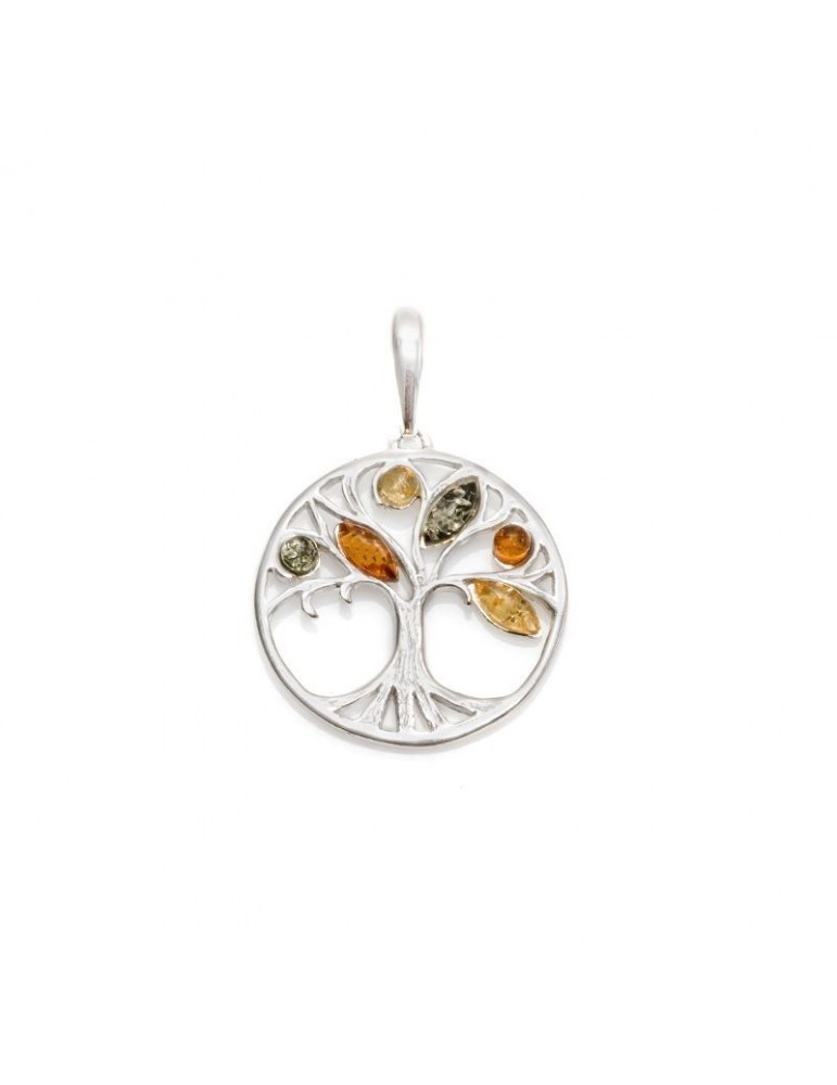 la maison de l'ambre Pendentif argent Ambre