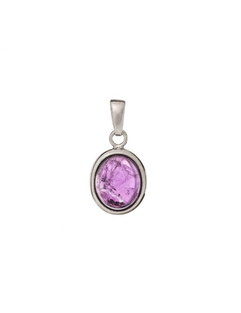 La Maison De L'ambre Pendentif Argent Amethyste