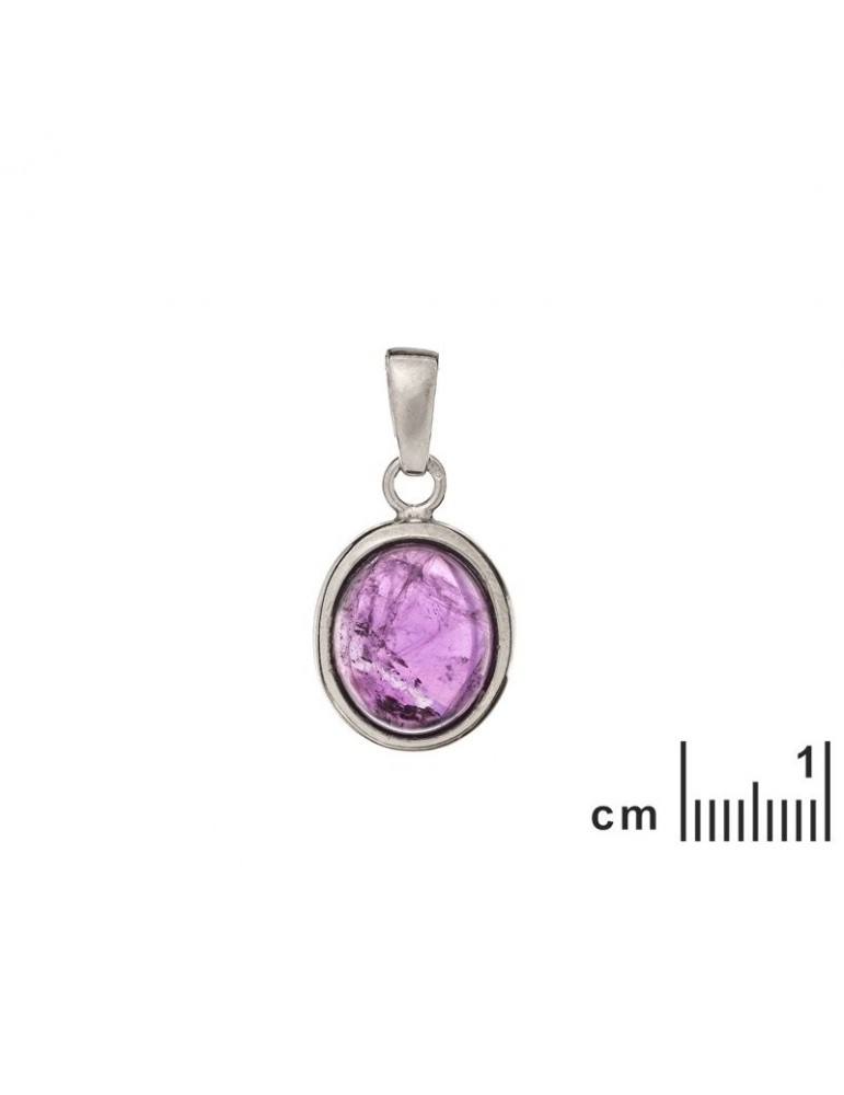 La Maison De L'ambre Pendentif Argent Amethyste