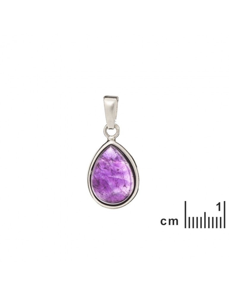 La Maison De L'ambre Pendentif Argent Amethyste
