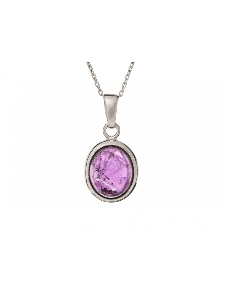 la maison de l'ambre Pendentif argent Amethyste