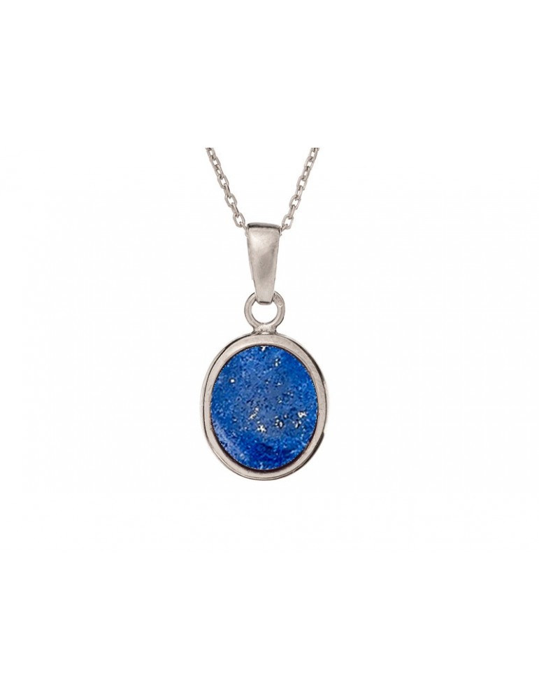 la maison de l'ambre Pendentif argent Lapis lazuli