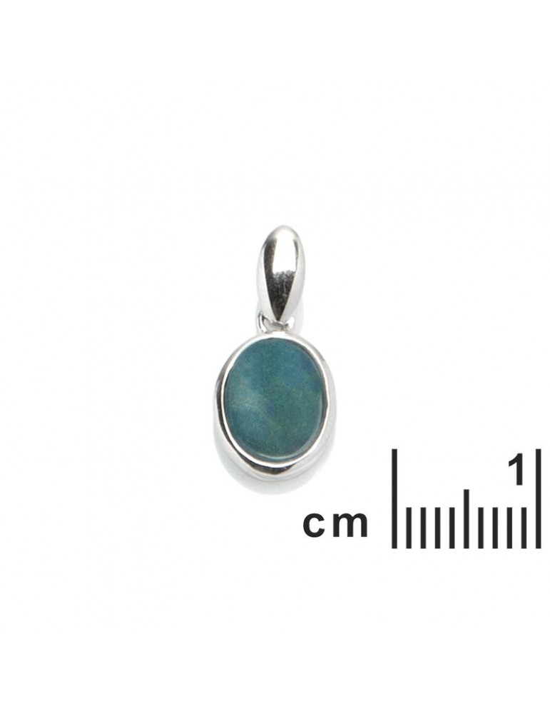 La Maison De L'ambre Pendentif Argent Opale