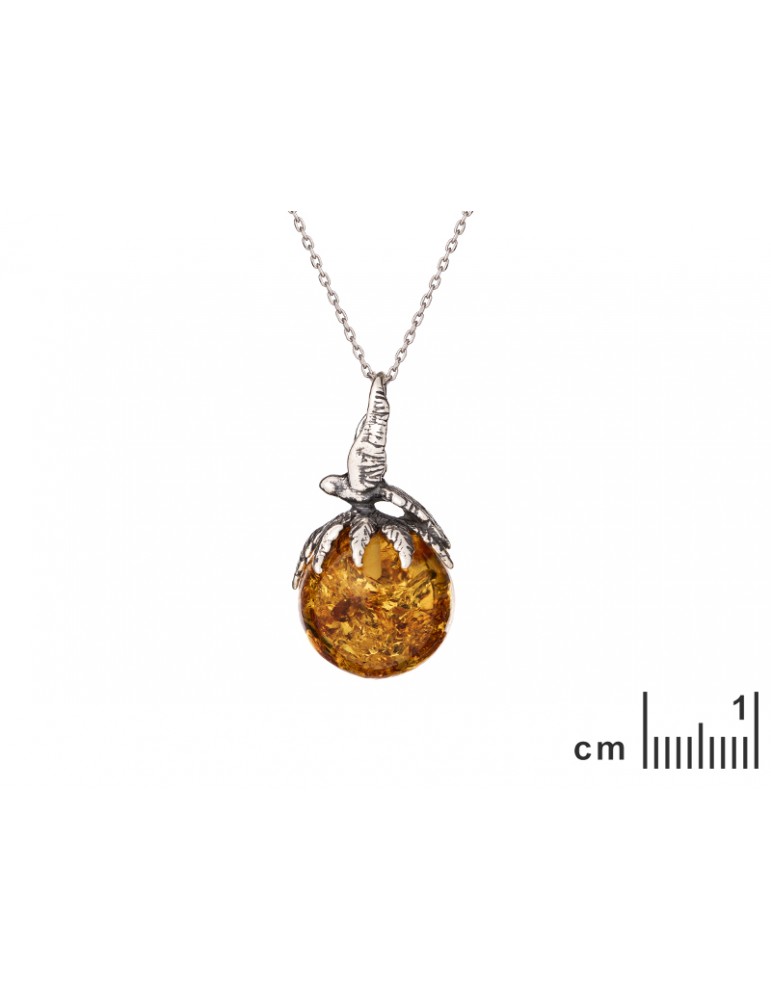 La Maison De L'ambre Pendentif Argent AmbreBaltique