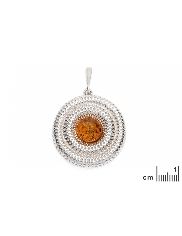 La Maison De L'ambre Pendentif Argent AmbreBaltique