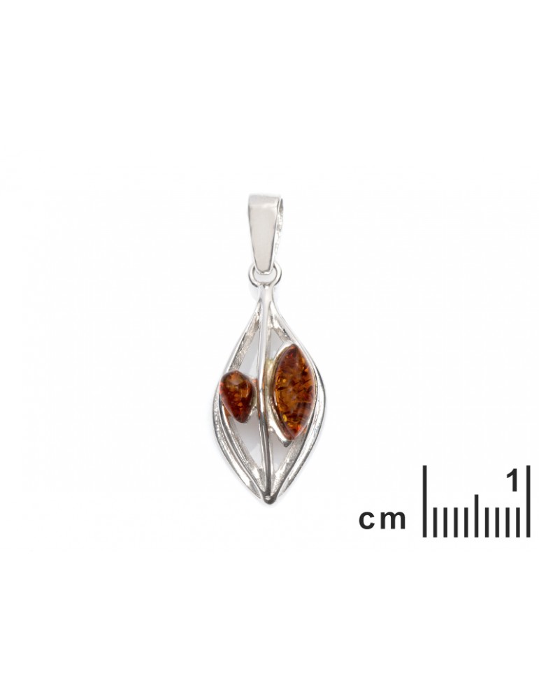 La Maison De L'ambre Pendentif Argent AmbreBaltique