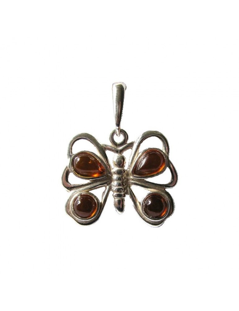 la maison de l'ambre Pendentif argent AmbreBaltique