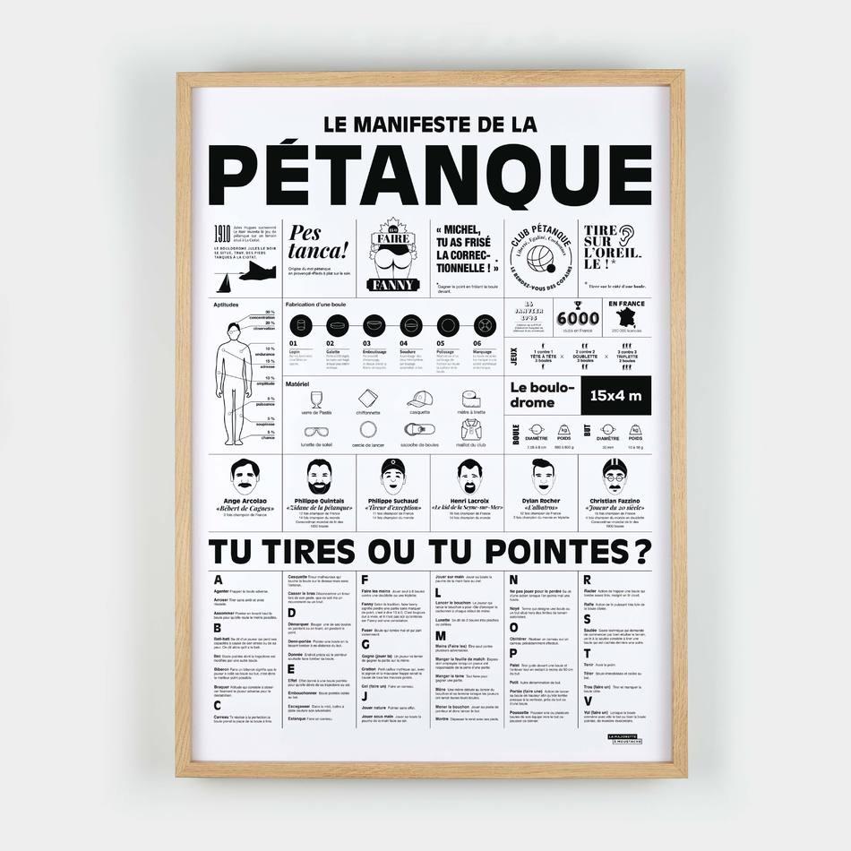 La Maison De L'ambre Affiche Le Manifeste De La Pétanque