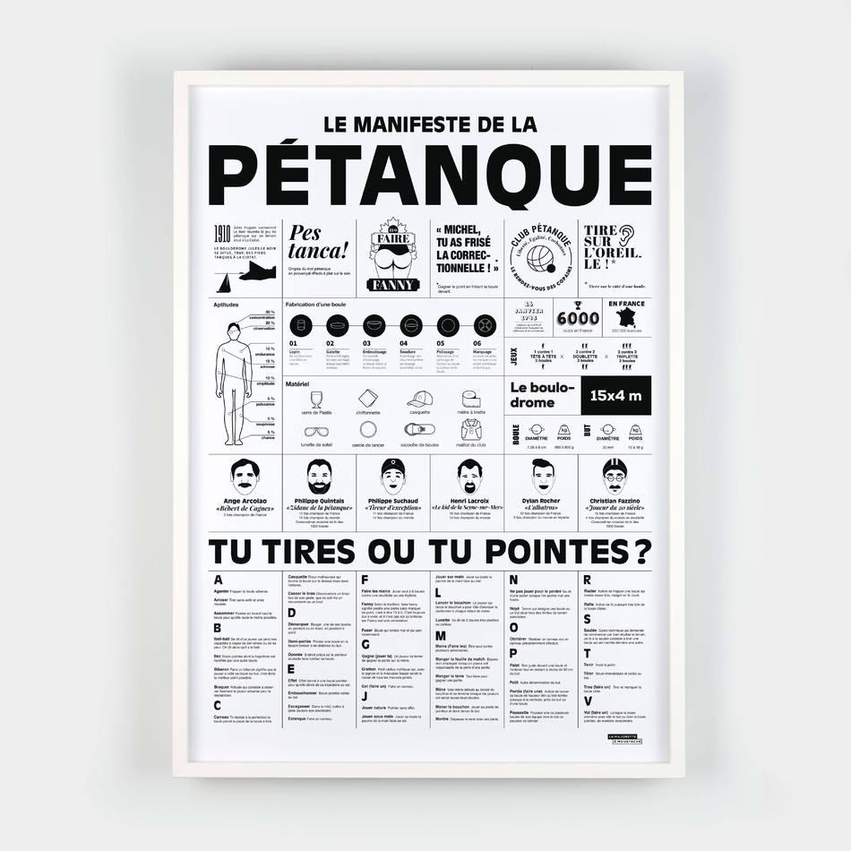 La Maison De L'ambre Affiche Le Manifeste De La Pétanque