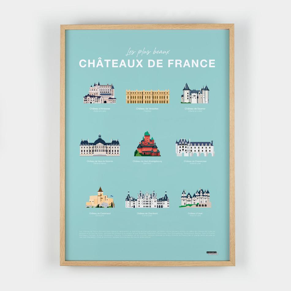 La Maison De L'ambre Affiche Les Plus Beaux Châteaux De France