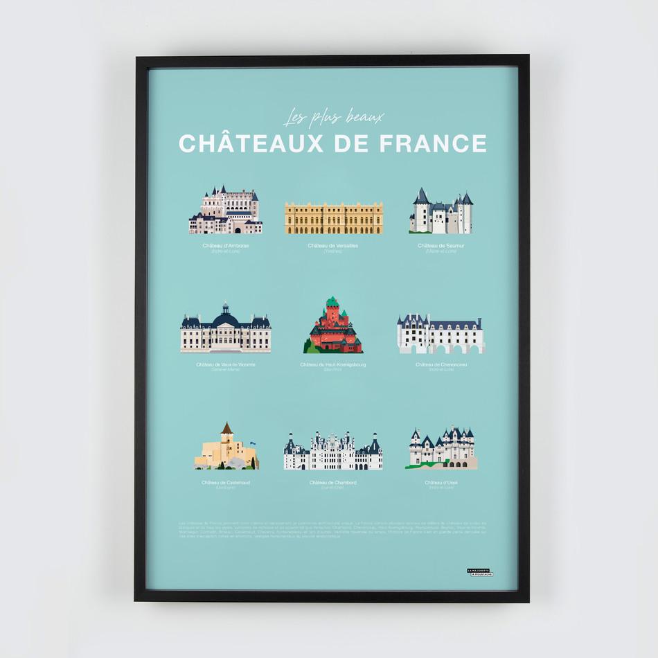 La Maison De L'ambre Affiche Les Plus Beaux Châteaux De France