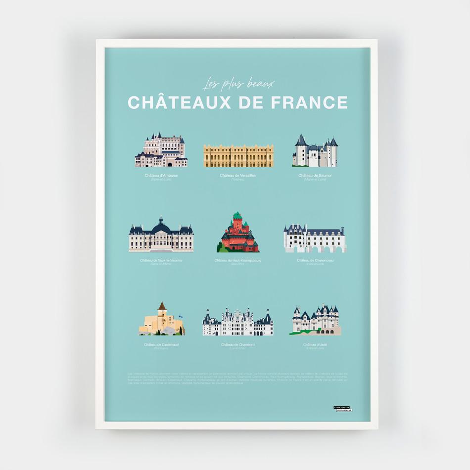 La Maison De L'ambre Affiche Les Plus Beaux Châteaux De France