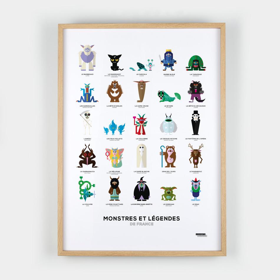 La Maison De L'ambre Affiche Monstres Et Légendes De France
