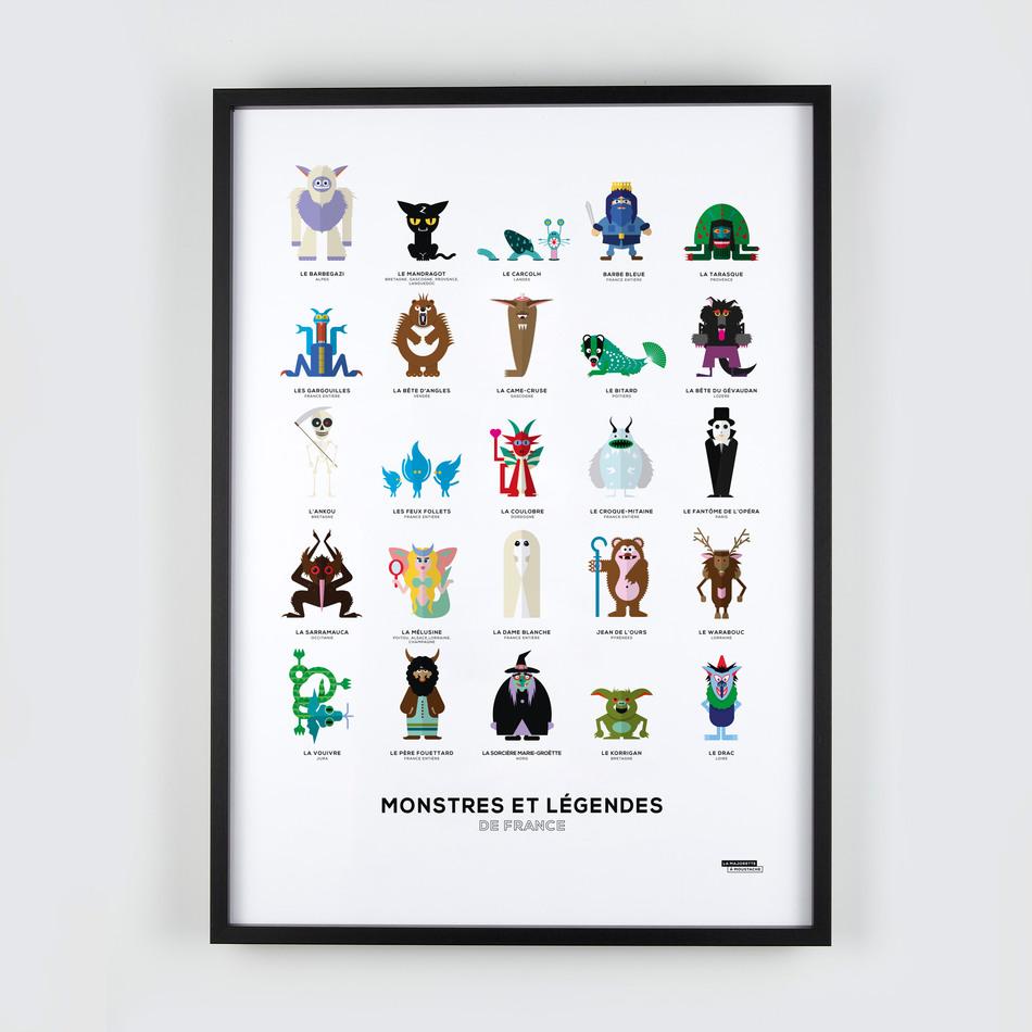La Maison De L'ambre Affiche Monstres Et Légendes De France