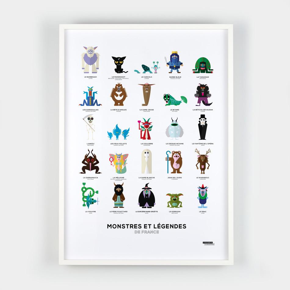 La Maison De L'ambre Affiche Monstres Et Légendes De France