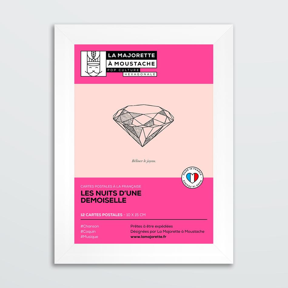 la maison de l'ambre Etui 12 cartes postales - Les nuits d'une demoiselle