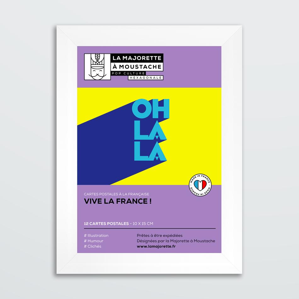 la maison de l'ambre Etui 12 cartes postales - Vive la France