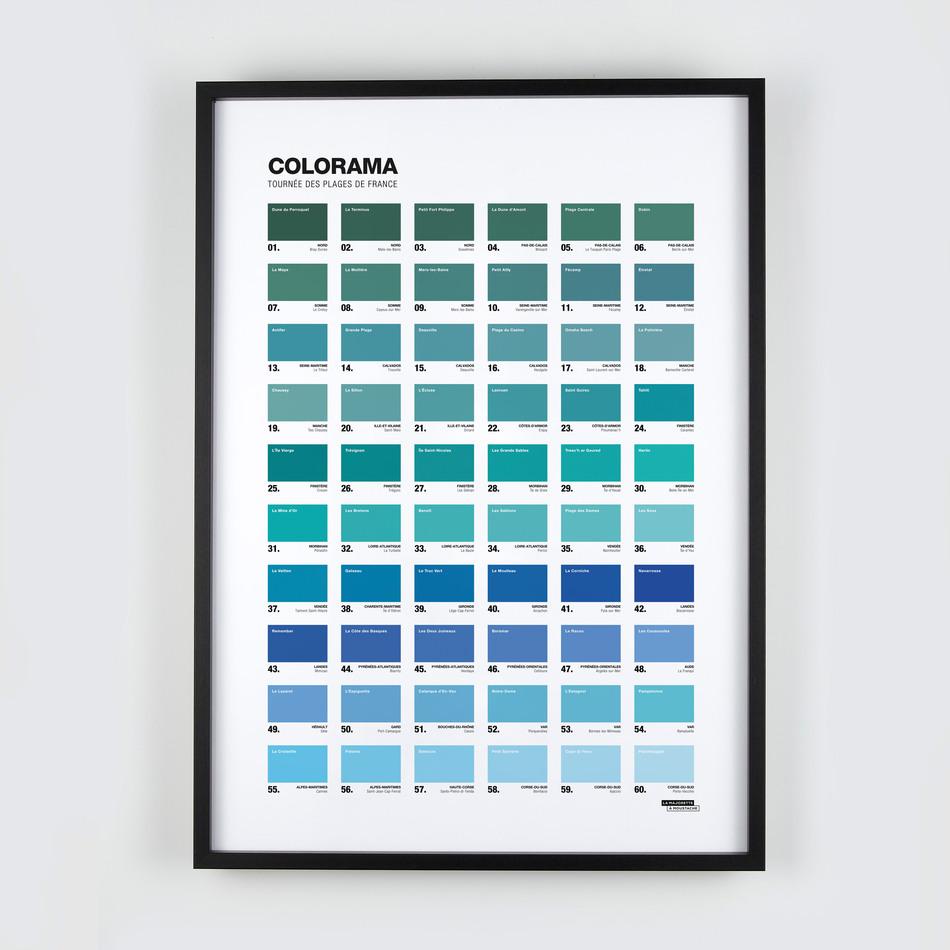 La Maison De L'ambre Affiche Colorama Des Plages