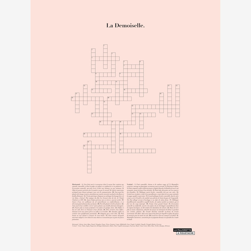 la maison de l'ambre Affiche La demoiselle