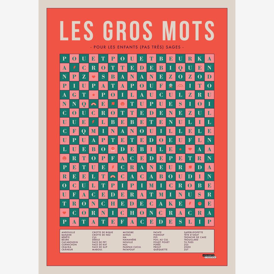 la maison de l'ambre Affiche Les gros mots