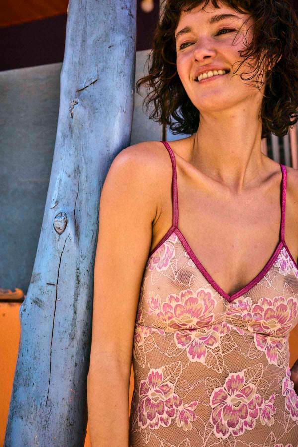 La Nouvelle Body Bill Mint Jungle / Mint Lurex