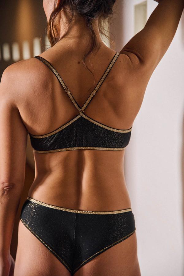 La Nouvelle Brassière Angèle Forest Lurex