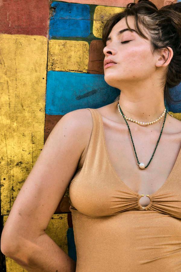 La Nouvelle Caraco Pierrot Golden Lurex