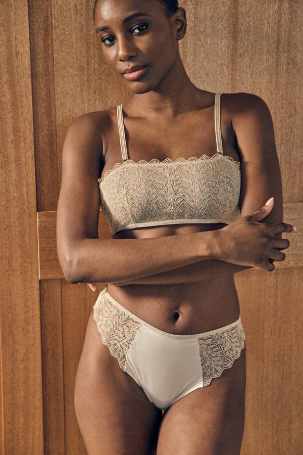 La Nouvelle Culotte Bi Matière Marianne Honey Lace
