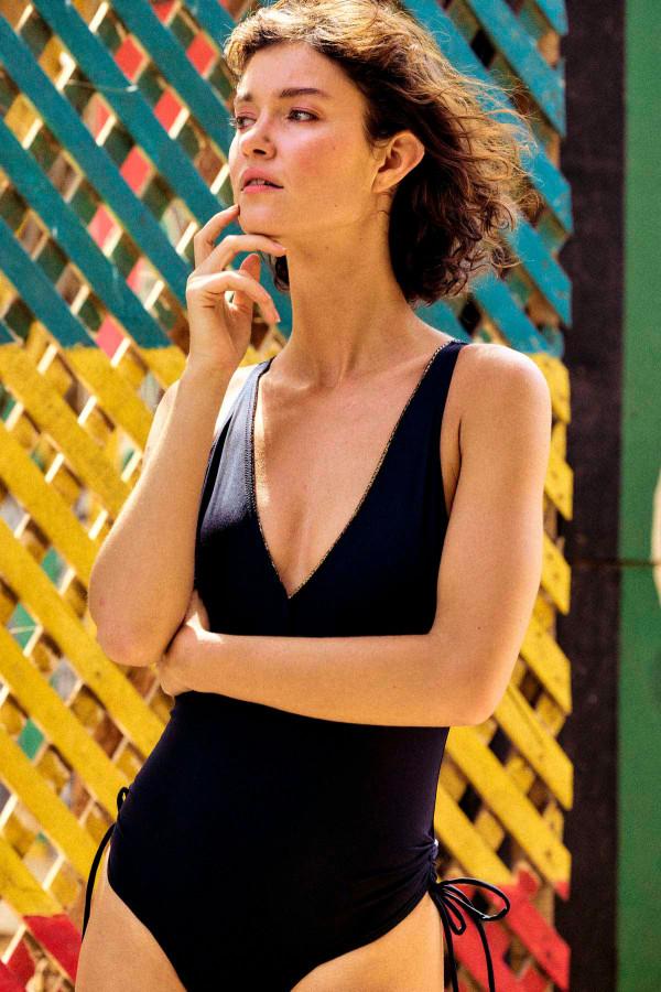 La Nouvelle Maillot 1 Pièce Nil Black Beach