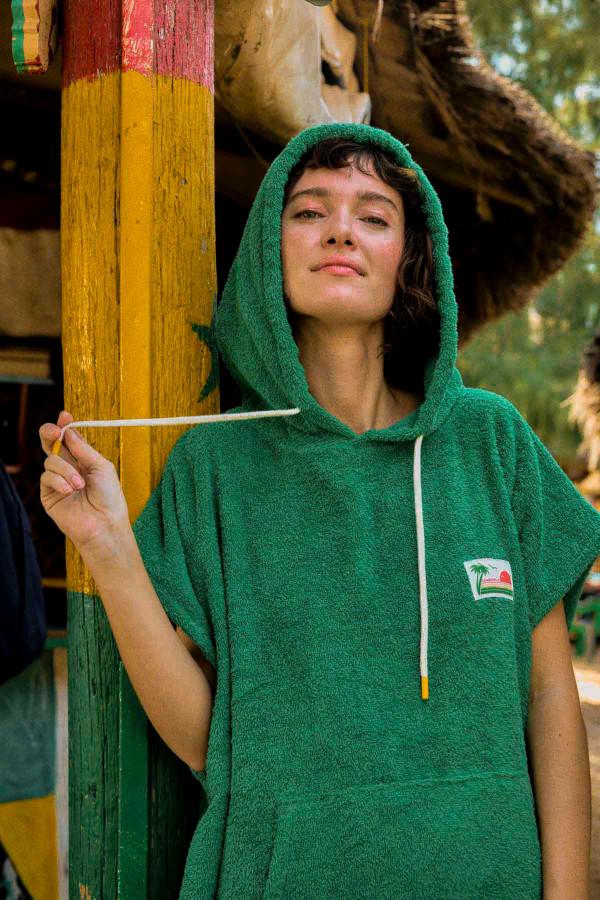 La Nouvelle Poncho Mint Beach