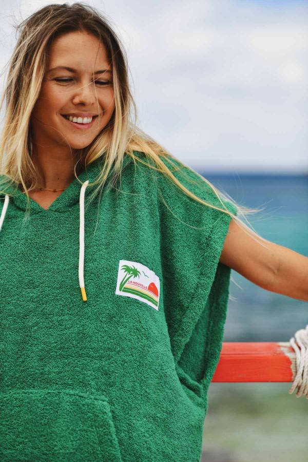 La Nouvelle Poncho Mint Beach