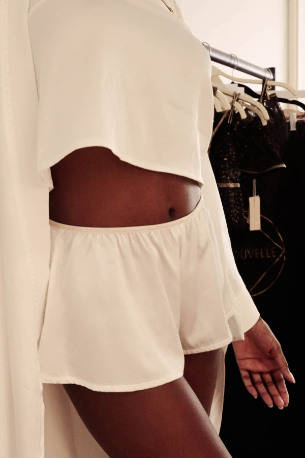 La Nouvelle Short Abelito Soie Caviar